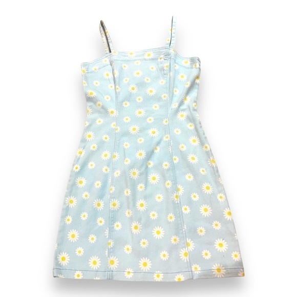 Peach Love California Dresses & Skirts - Peach Love California Daisy Denim Dress Sz S 90’s Overall Dress